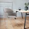 Armen Living Portia Gray Velvet and Brushed Stainless Steel Dining Room Chairs, PK2 LCPTSIGREY - alternate 2